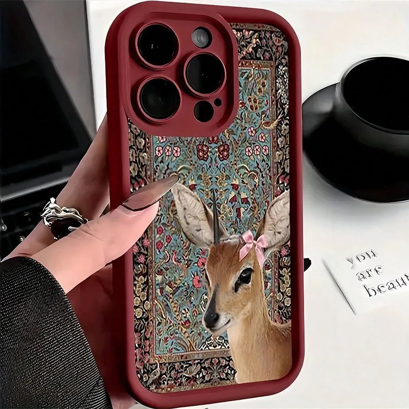 Phone Cases Red Deer - Coque de téléphone en silicone antichoc