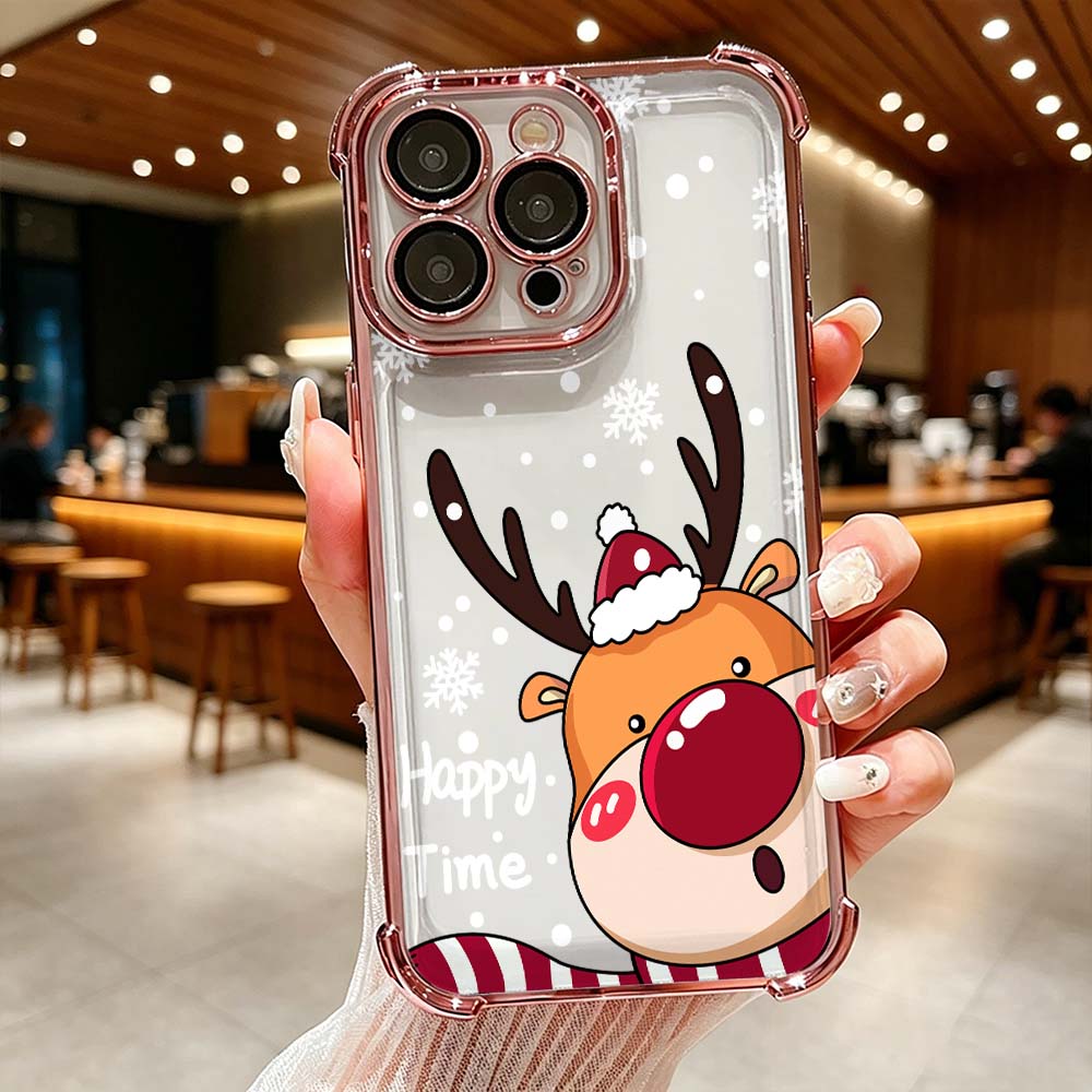 Phone Cases Red Deer - Coque de téléphone antichute souple motif