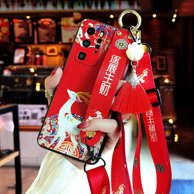 Coque de téléphone en cuir rou - Phone Cases Red Deer avis et prix