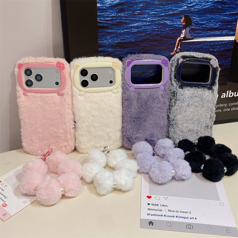 Étui de téléphone en peluche d - Phone Cases For Iphone 11 avis et prix