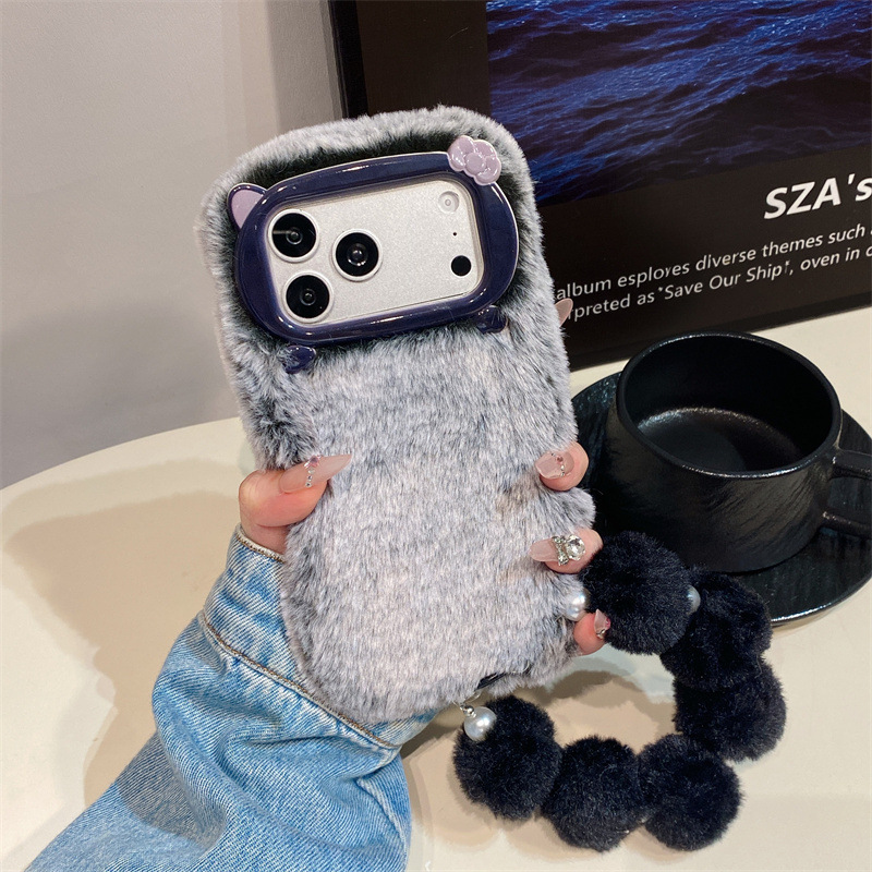 Étui de téléphone en peluche d - Phone Cases For Iphone 11 avis et prix