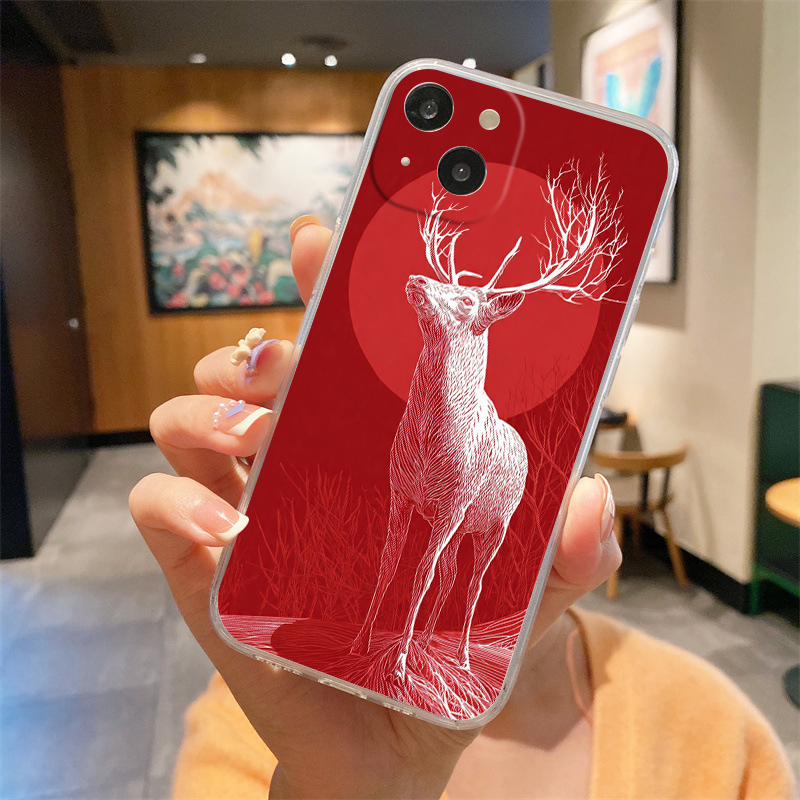 Coque de téléphone transparent - Phone Cases Red Deer avis et prix