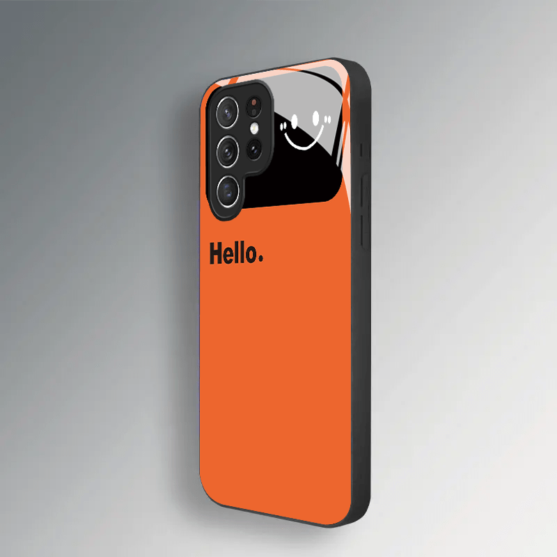 Coque de téléphone en verre or - Phone Cases Orange avis et prix