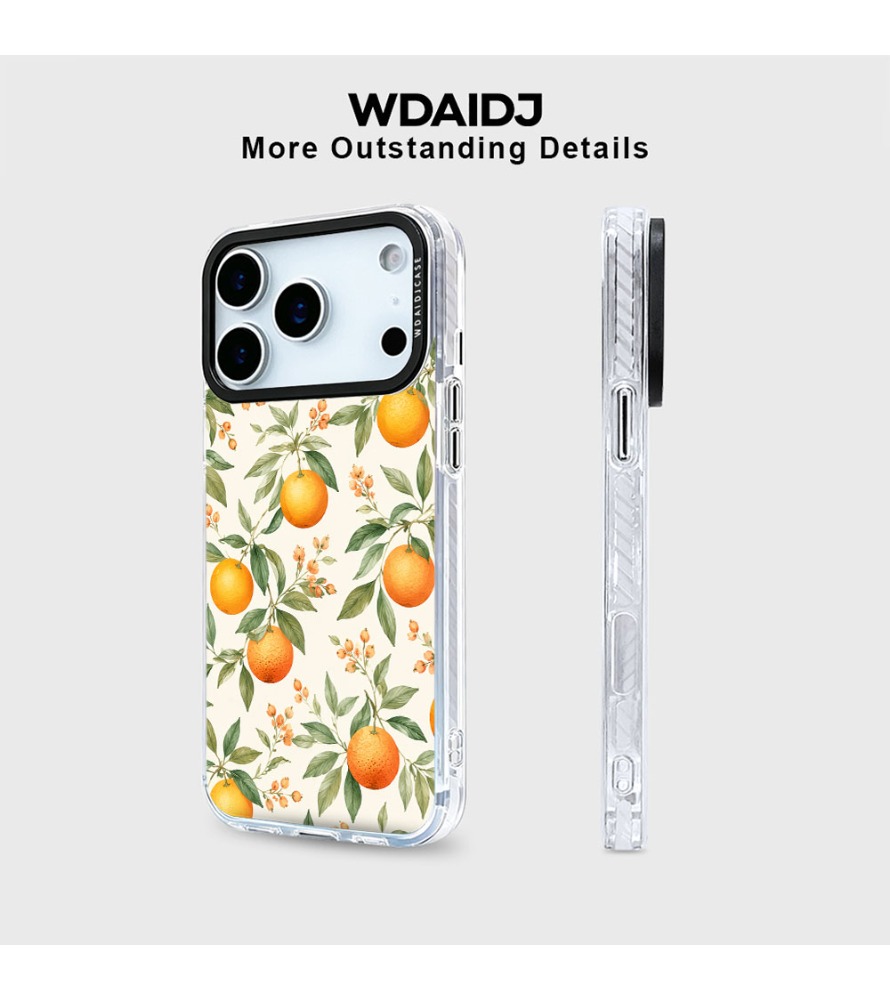 Coque de téléphone transparent - Phone Cases Orange avis et prix