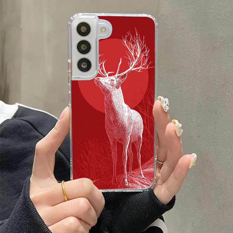 Coque transparente pour Samsun - Phone Cases Red Deer avis et prix