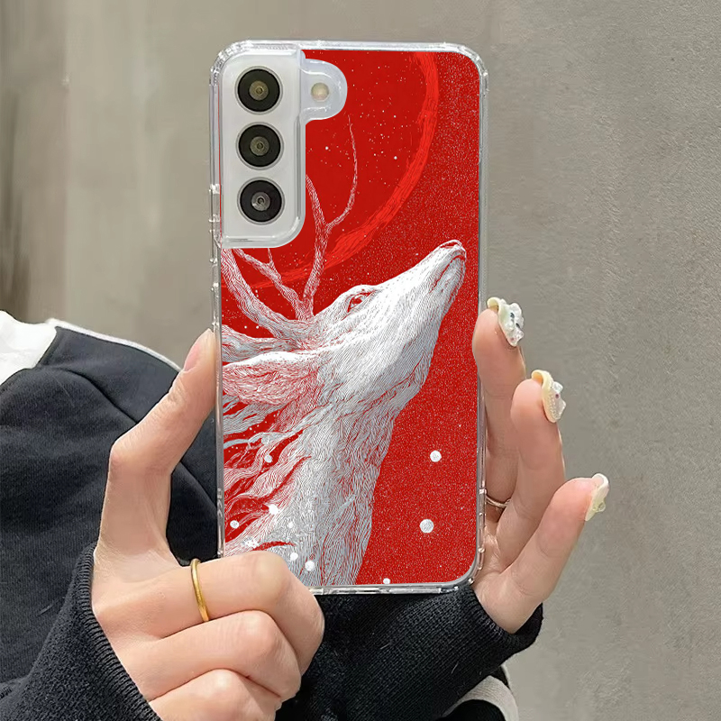 Coque transparente pour Samsun - Phone Cases Red Deer avis et prix